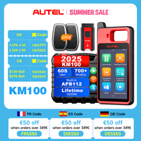 Autel KM100 KM100X Key Fob Programmer Universal Smart Key Generator Remote Immobilizer Tool Free Lifetime Update PK IM508/ IM608