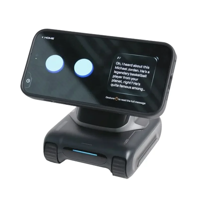 

Smart desktop robot mobile phone facial recognition gesture interactive