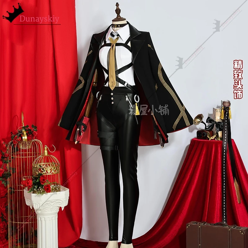 ZZZ وكيل إيفلين أزياء تنكرية لعبة Zenless منطقة صفر لعب الأدوار الملابس S-2XL الزي القتالي أنيمي بدلة حفلة الهالوين