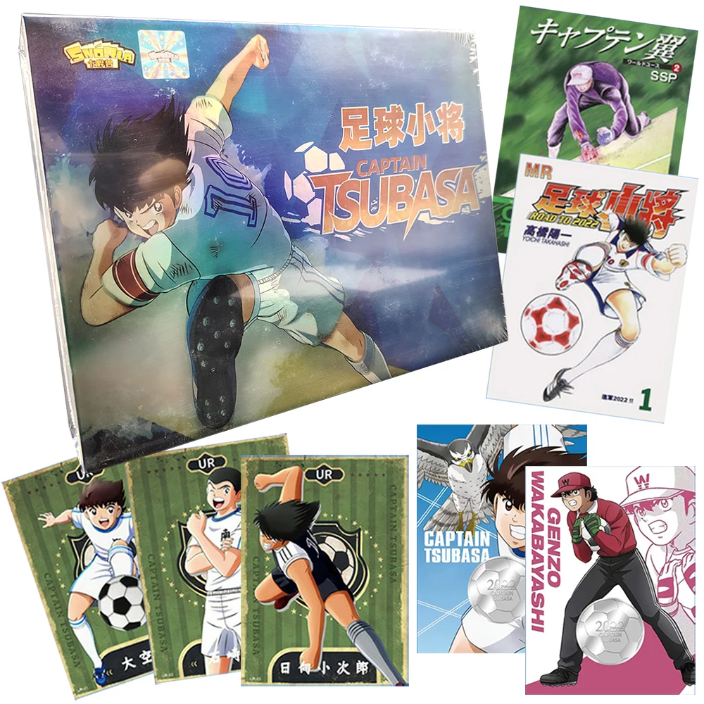 

Японская спортивная аниме-карта с персонажами, детская коллекция, футбольные соревнования, комикс, креативная периферийная карта, игрушка-сюрприз, подарок