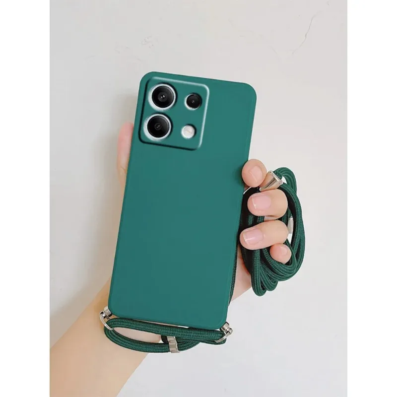 لينة سيليكون Crossbody الحبل جراب هاتف ل الشرف 400 الذكية عدسة حماية بولي TPU للصدمات الغطاء الخلفي ل الشرف X7D 4G 5G