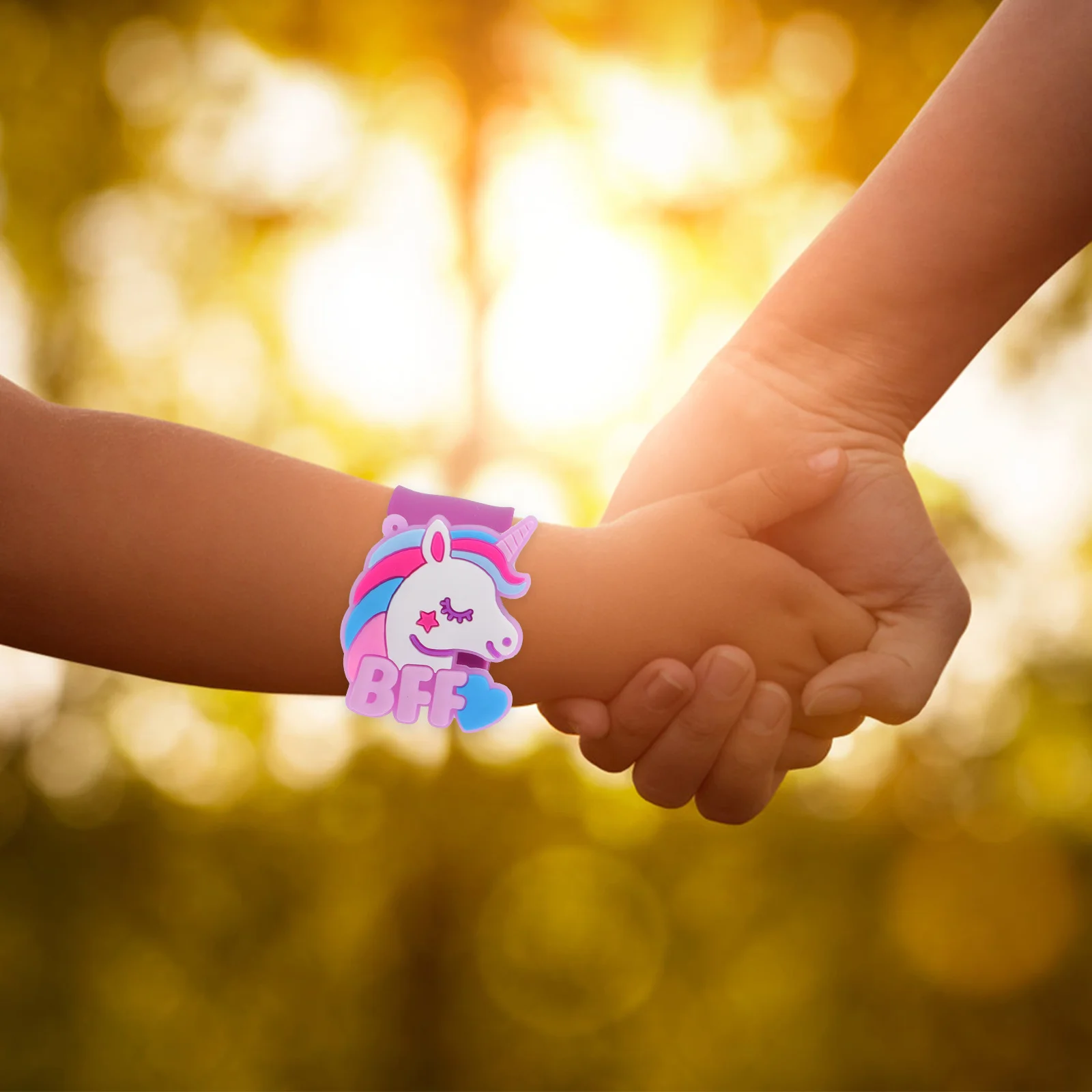 8 pezzi di fasce per schiaffo per bambini, braccialetti flessibili in silicone per feste di compleanno, artigianato scolastico di Halloween, divertenti decorazioni per il polso, regali