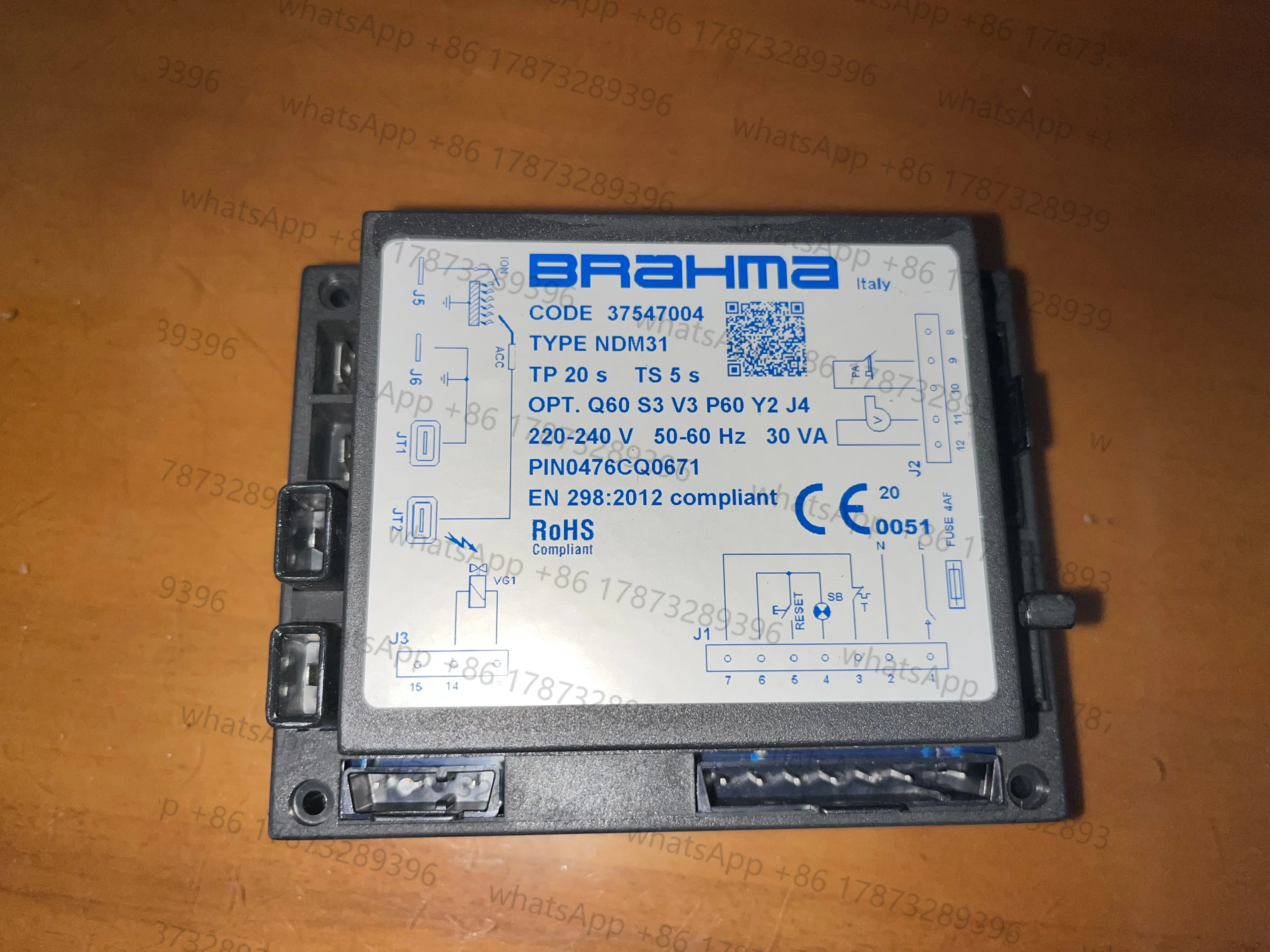 

BRAHMA program controller original CM12U gas ignition controller 37547004 NDM31