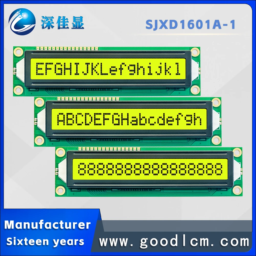 16X1 Lcd Display 16pin 20X4 Lcd Display 1602 Visions Lcd Display 1601 Met I2c Intreface Display lcd 16X2 128X64 Lcd Module