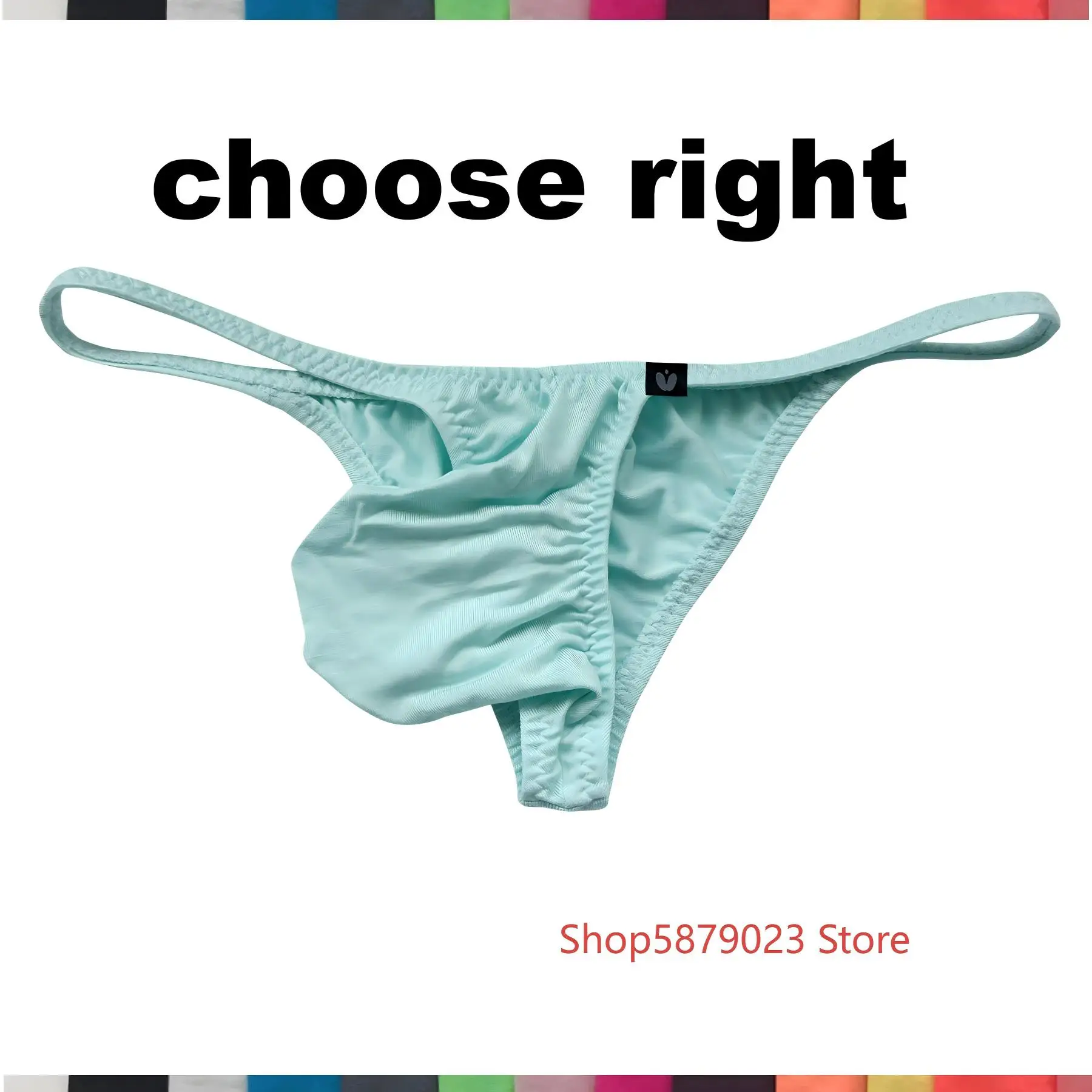 Men's Sexy Mini Bikini Underwear Soft Modal Small Waist Comfortable Triangle Briefs for Men