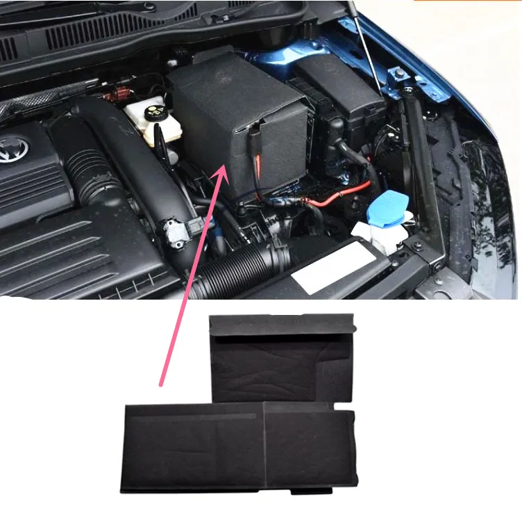 Applicable to Volkswagen battery cover MK7 Tiguan Skoda A3 Jetta Magotan B8 Golf battery protective cover shield 5Q0915 411b E D