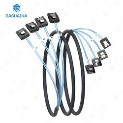 SATA-III kabel 6 teile/satz-SATA-Kabel 90-Grad-rechtwinklige Sas/SATA-6Gbps-Kabel Ersatz für Server-Raid SDD-HDD-CD-DVD-Laufwerke