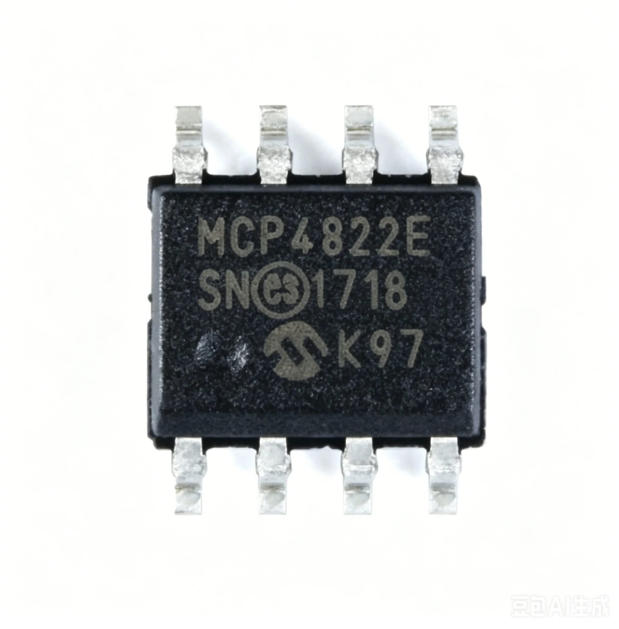 Original MCP4822-E/SN SOIC-8 Low Power 12-bit Digital To Analog Converter IC