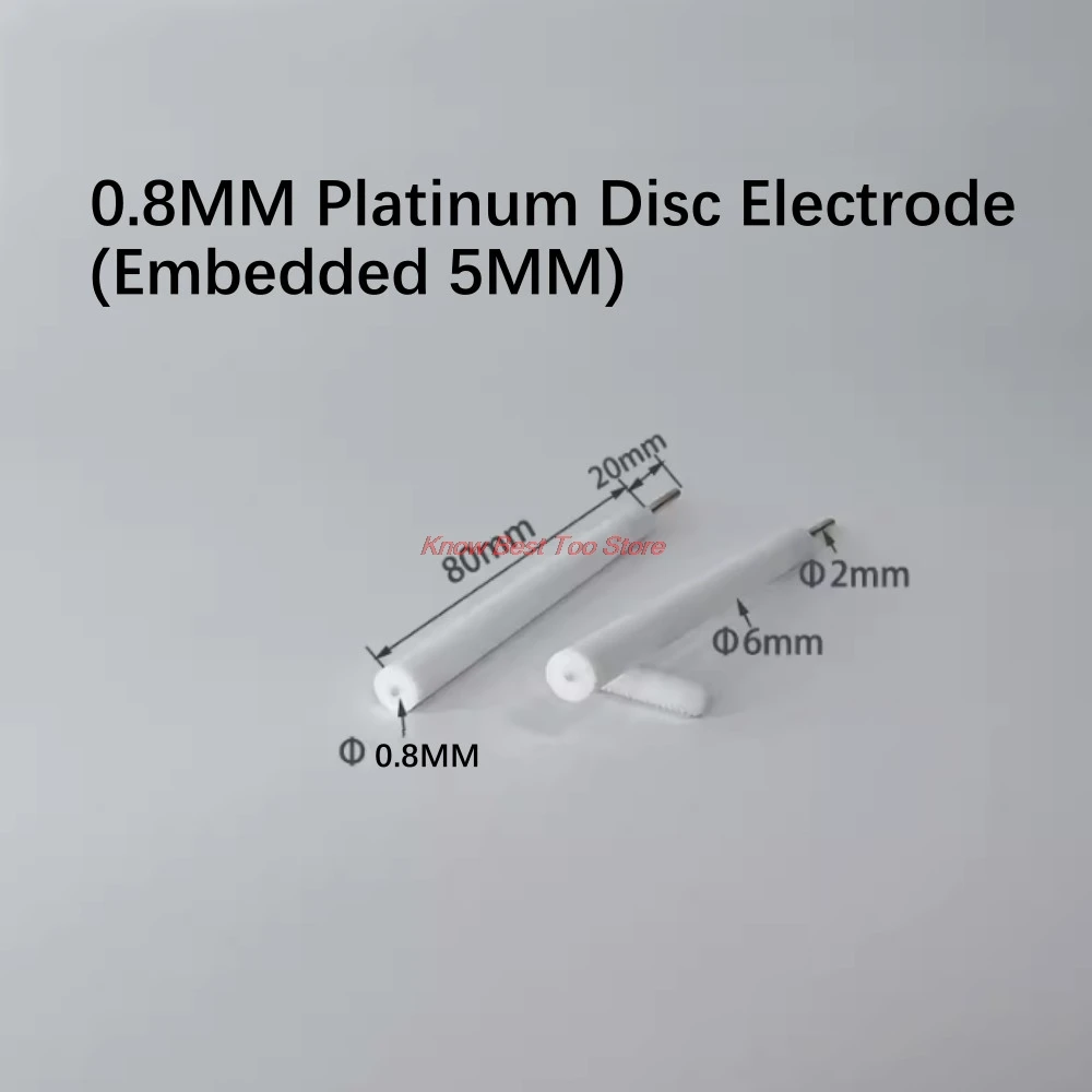 1PCS 3mm Platinum Disk Electrode/Pt Electrode/Metal Disk Electrode Can Be Customized for Invoicing