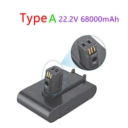 22.2 V 68000mAh lithium battery for Dyson DC31 DC34 DC35 DC44 DC45 animal vacuum cleaner battery (Type A)