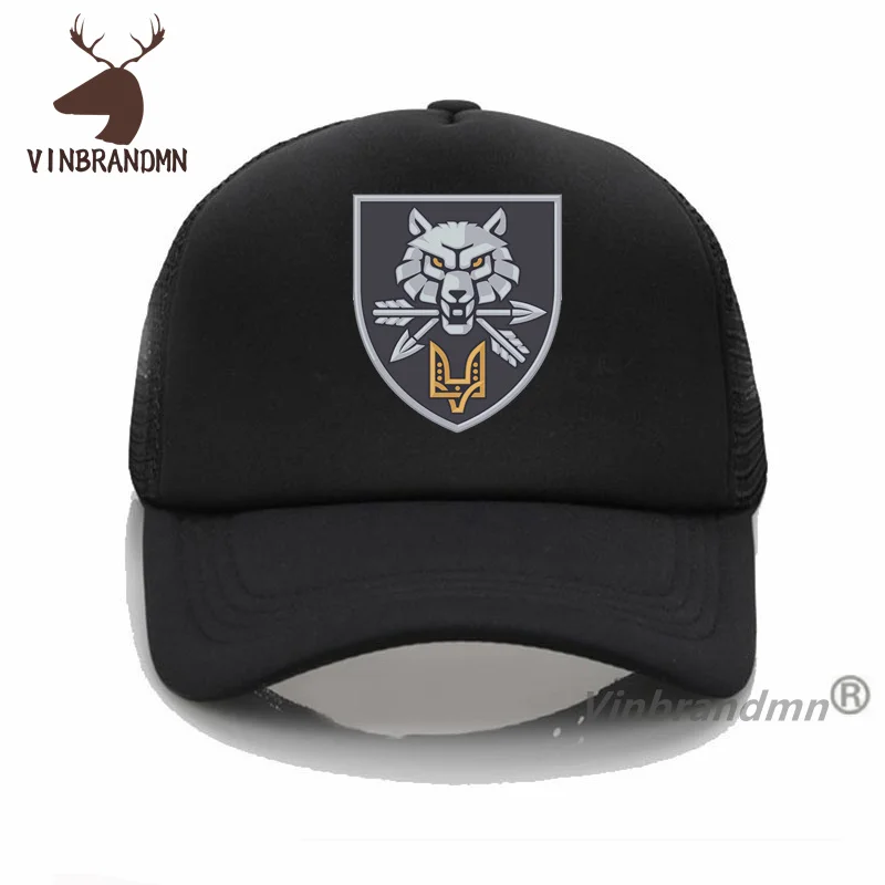 Ukraine Special Operations Forces Spetsnaz Wolf Baseball Caps Cool Casual Cotton Fishing Hats Ukrainian Military Army Bucket Hat