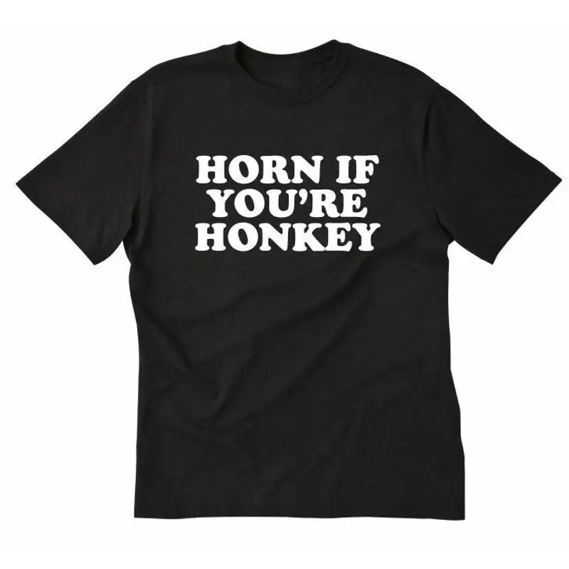

Футболка «Horn If You're Honkey»: Забавная, Гумористическая, Необычная