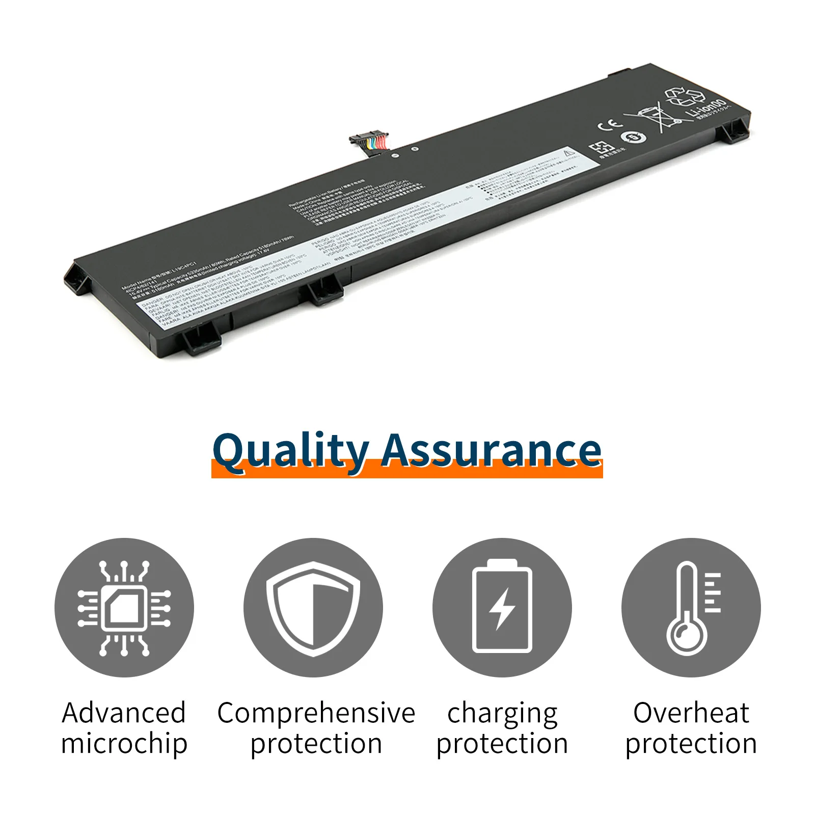 L19C4PC1 L19M4PC1 Laptop Battery For Lenovo Legion Y7000P R7000P 5P-15IMH05 Legion 5-15IMH05 5-15ARH05 5B10W861