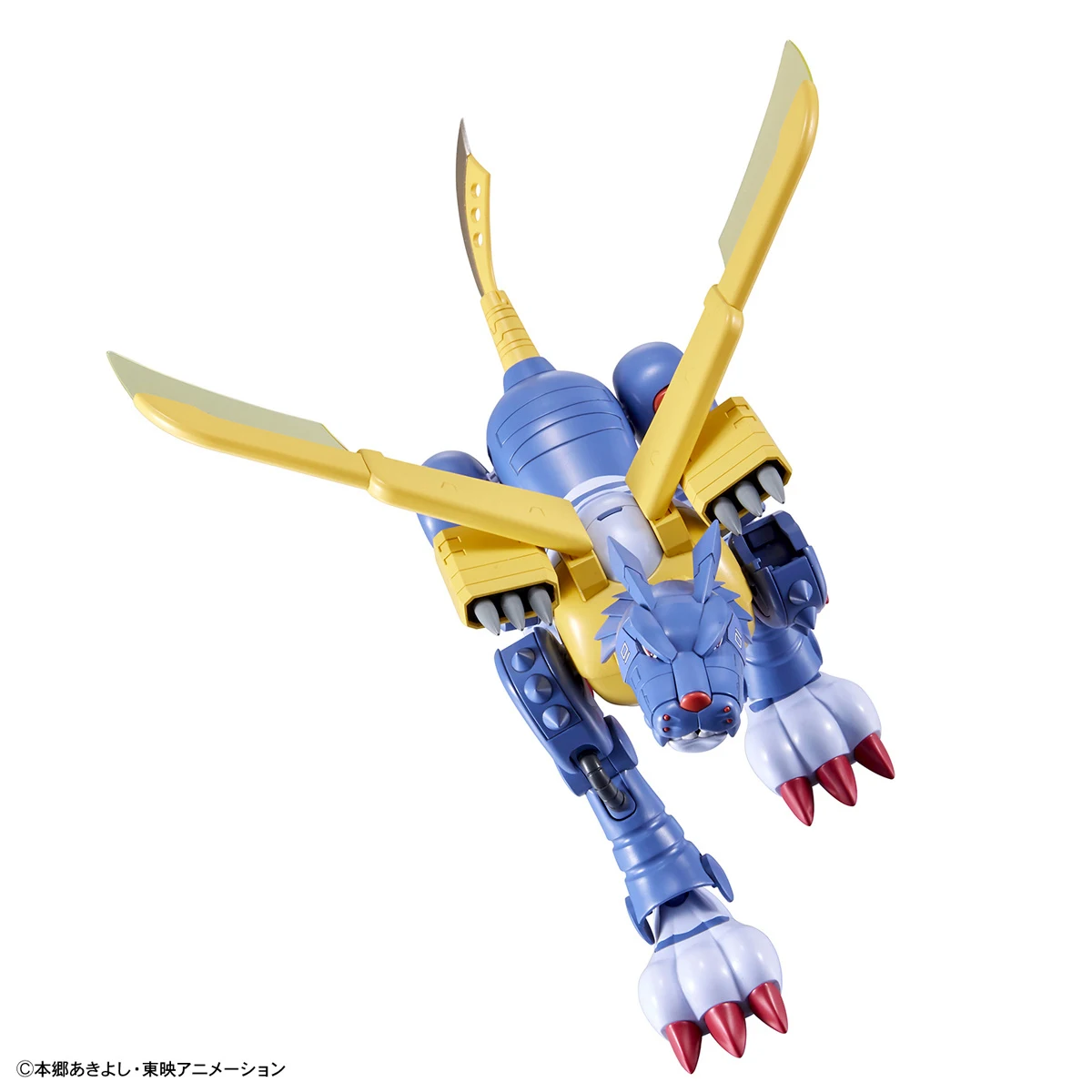 Original Bandai Anime Figures Digital Monster Digimon Adventure Figure-Rise FRS Metal Garurumon TV Version Assembly Model Toys