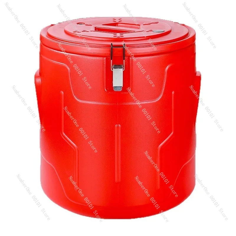Commercial Insulated Food Bucket,Large Capacity Stainless Steel Soup and Rice Container,Catering Thermal Storage for Restaurant
