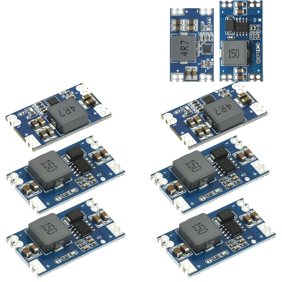 5pcs High Efficiency Output 3.3V 5V 9V 12V 5A Mini560 PRO Step Down DC-DC Converter Voltage Regulator Buck Power Supply Module