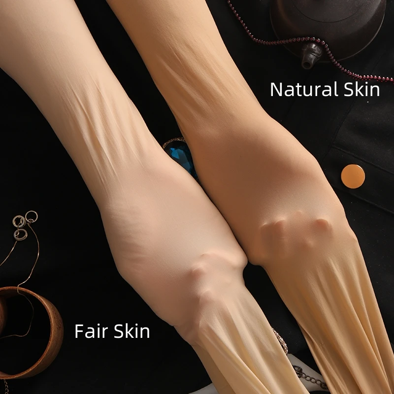Women's Summer 360 Seamless Silky Shiny Tights Shiny Nylons Gloss Sheer Tights High Waist Control Top Pantyhose Oiled Shimmery