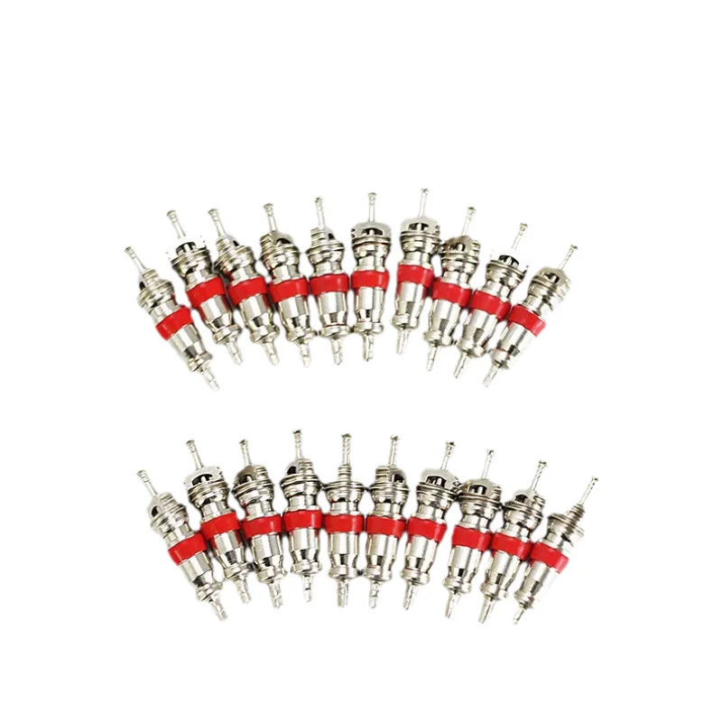 100pcs/lot  tubeless tyre tire valve cores for rubber snap in tire valve 9002