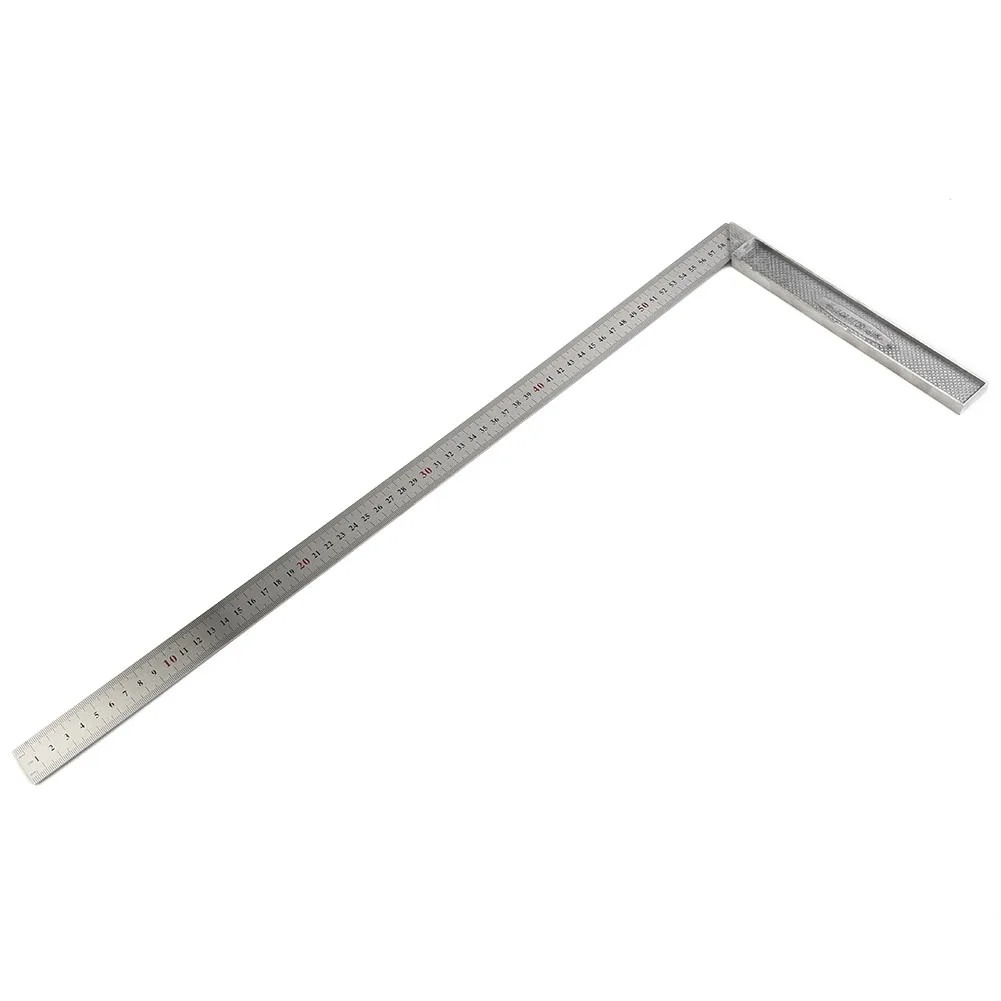 Carpenter Ruler Stainless Steel Ruler Robust Construction Material Versatile Measurement Sizes Functional L Shape