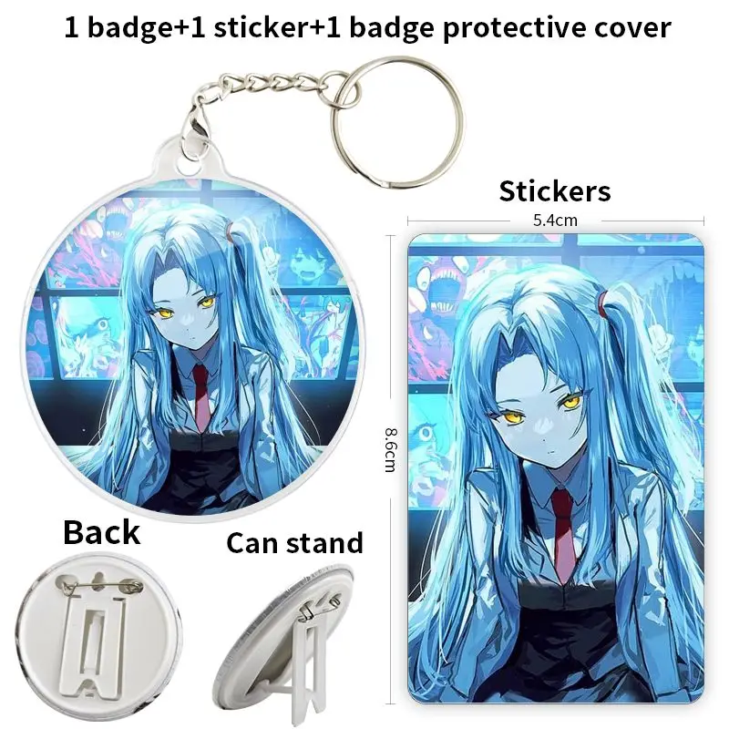 أنجيلا لوبوتومي شركة لعبة أنيمي شخصية شارة بروش مرساة الأجهزة الطرفية PinFashion علامة الصدر قلادة الموضة حلية