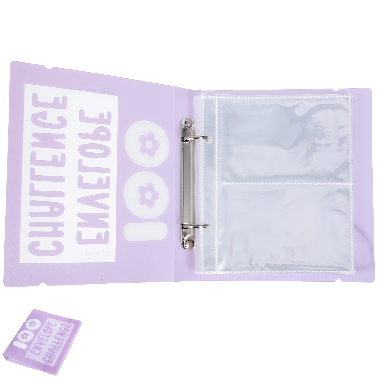 

Cash Savings Challenge Binder 100 Pockets PVC Budget Envelope Binder Savings Challenge Book Home Budgeting Debt Repayment