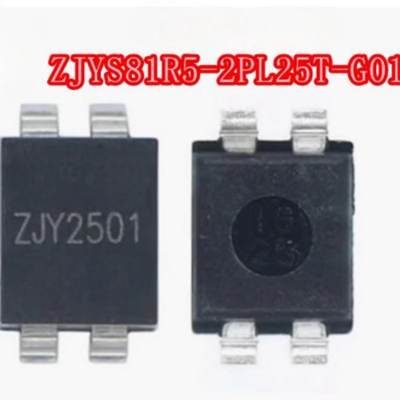 

10PCS/LOT ZJYS81R5-2PL25T-G01 ZJYS81R5 Common Mode Filter Choke Coil 80V 0.6A ZJY2501 CMC 500MA 2LN 1KOHM SMD AEC-Q200