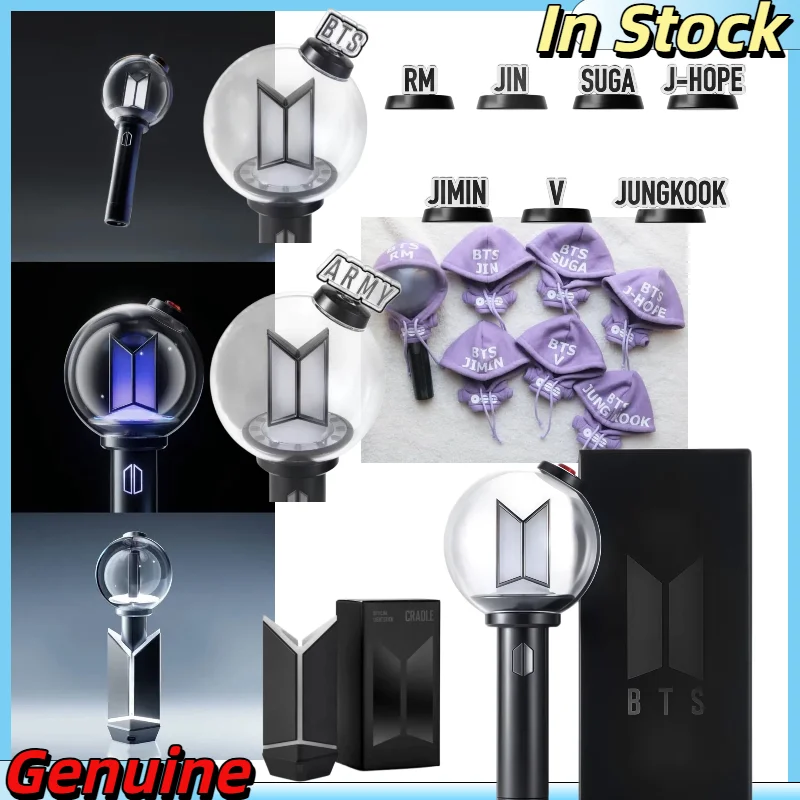 Light Stick Original de BTS VER.4, Stick de Cuarta Generación, Accesorios con Nombres de Miembros del ARMY, Artículos de Apoyo para Fans, Periféricos para Conciertos