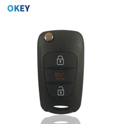 Okey custodia di ricambio per coperture chiave auto per KIA Rio 3 Picanto Ceed Cerato Sportage K2 K3 K5 Hyundai i30 ix35