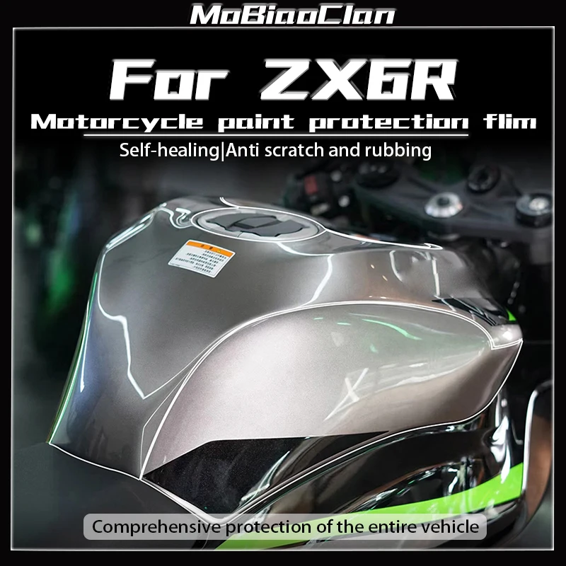 

For Kawasaki Ninja zx6r zx 6r ZX 6R 2024 Invisible Car Cover Body Transparent Sticker Fuel Tank Film Modification Accessories