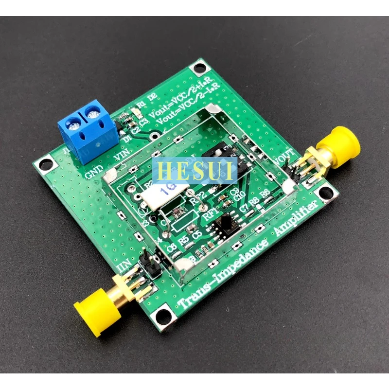 OPA350 TIA transimpedance weak current measurement module IV conversion amplifier 1M signal bandwidth current