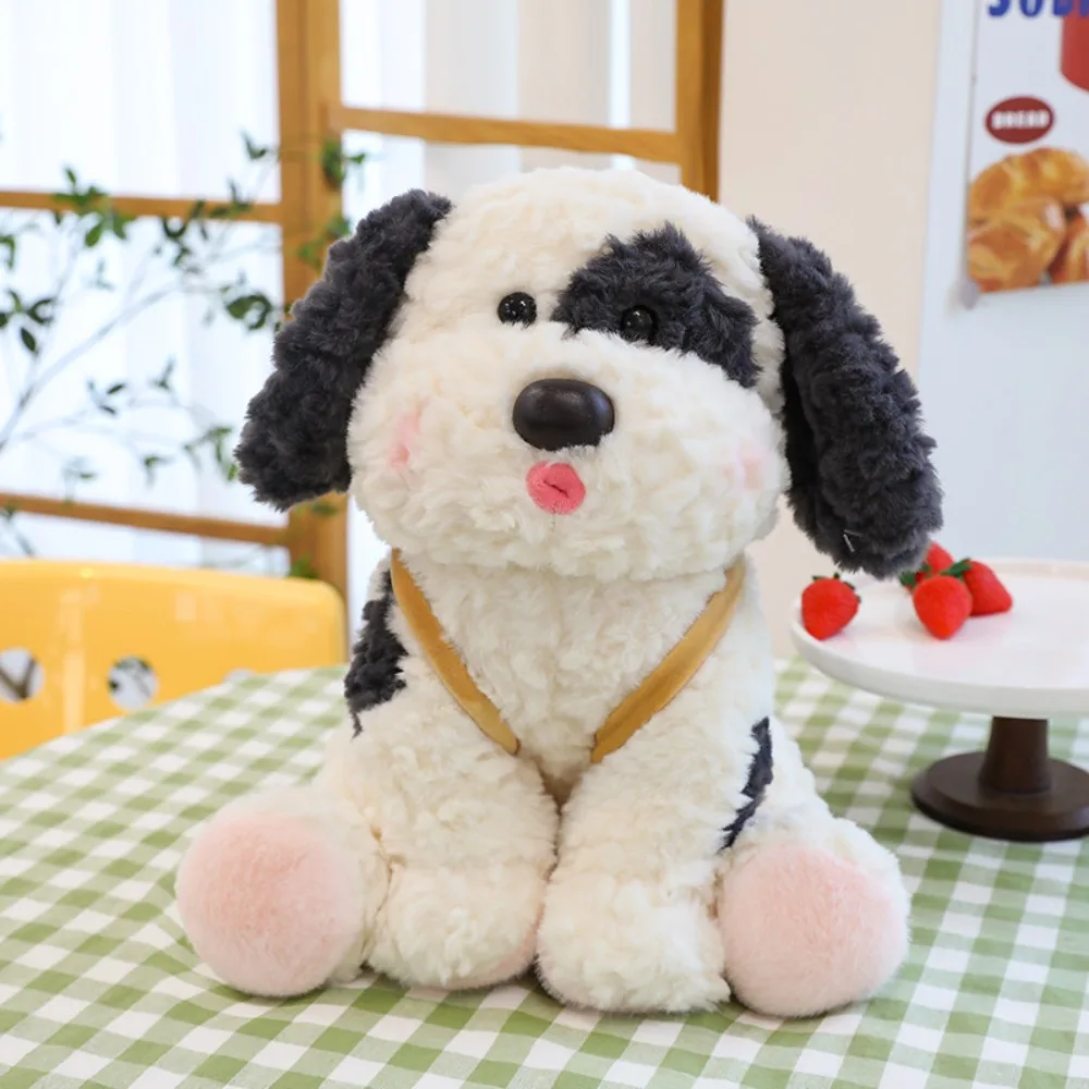 

Black&White Pout Dalmatian Plush Toys Chicken Leg Backpack PP Cotton Plush Dalmatian Dolls Fluffy Soft Animals Stuffed Toys