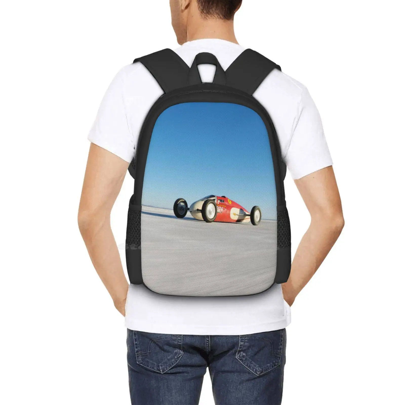 Geist des Sonnenscheins bei Vollgas Mode Muster Design Reise Laptop Schule Rucksack Tasche Bauch Tank Geist des Sonnenscheins