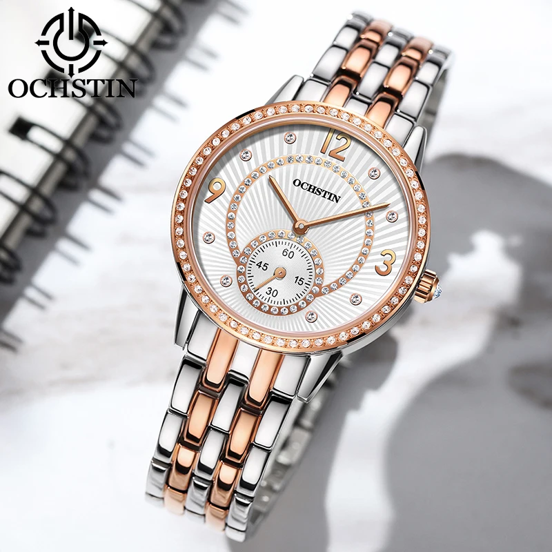 

OCHSTIN Hot Model 2024 Urban Beauty Collection Fresh and Comfortable Japanese Quartz Movement Wristwatch Quartz Watch