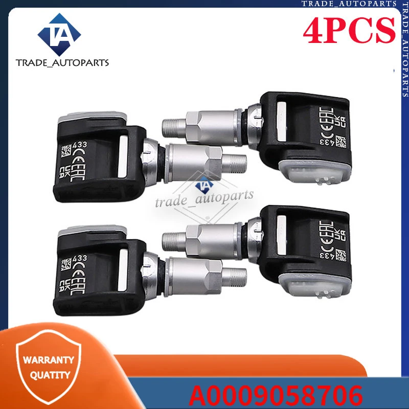 

A0009058706 A0009052102 TPMS Tire Pressure Monitor Sensor For Mercedes-Benz C-Class S-Class GLB-Class GLE-Class E-Class Series