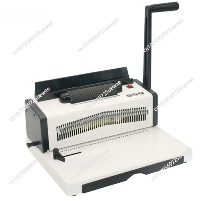 Single coil punching binding machine Snake ring binding album notebook Manual