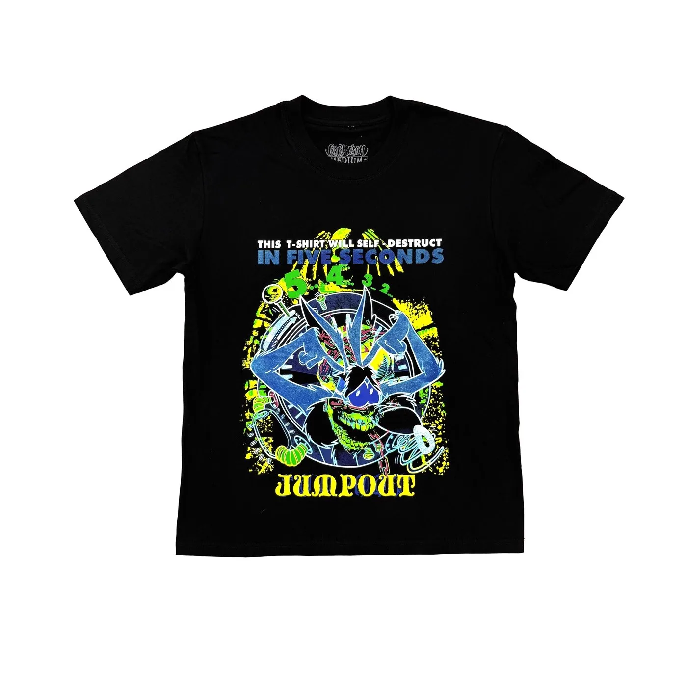 

Новые мужские футболки Osamason Jumpout Tour Countdown 5-секундные футболки в стиле хип-хоп, скейтборд, уличные хлопковые футболки, футболка, размер США e32