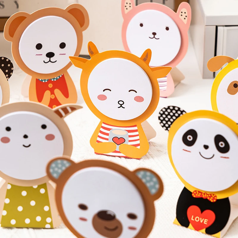 30 แผ่นแฟชั่นแนวตั้ง Sticky Notes Creative Kawaii Sticky Notes น่ารักการ์ตูน Mark Notes โรงเรียนเครื่องเขียนนักเรียน