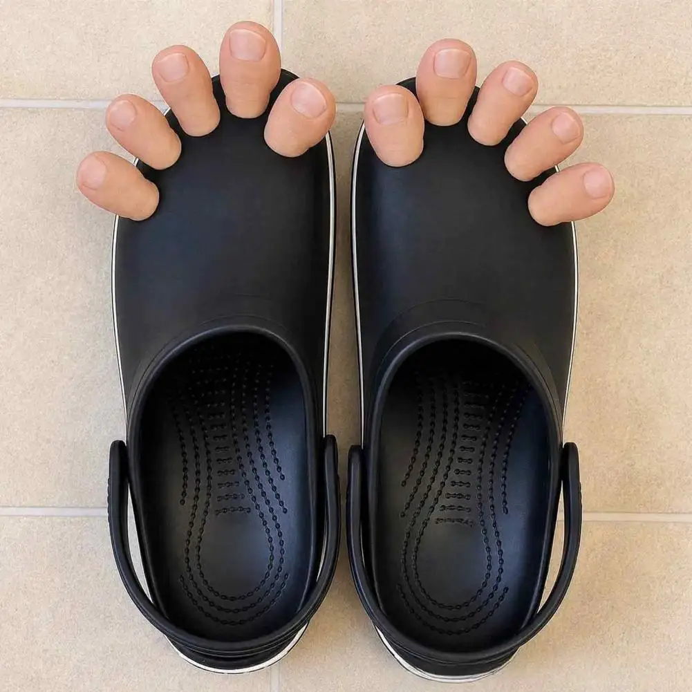 Funny Fake Toes Shoe Charms for Crocs, Unique Gag Gifts for Friends And Family,Perfect for Halloween Parties Festivals Cosplay