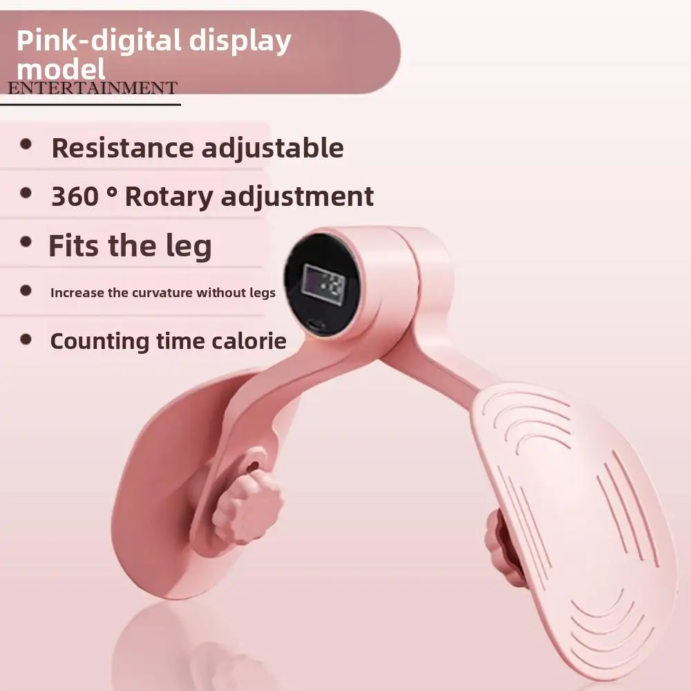 

Non-Slip Thigh Master with Counter 360° Rotatable LCD Display Pelvic Floor Muscle Trainer Ergonomic Shape Portable