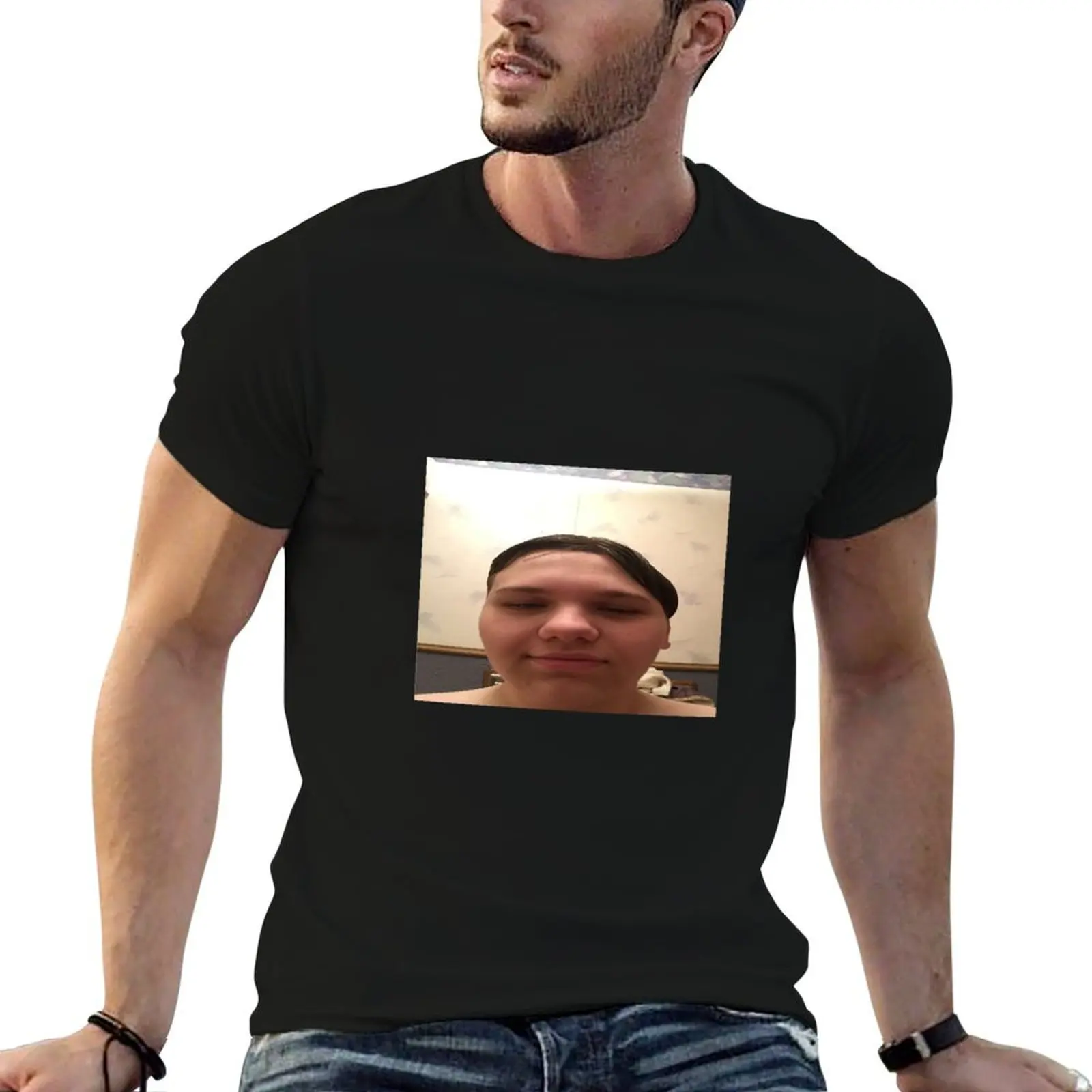 

man plain man T-Shirt hair Jacob Green Parted Allen shirt t tshirt