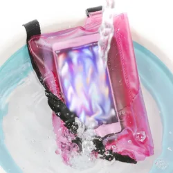 3 Layers High Waterproof Sealing Swimming Bag Large Size Transparent Underwater Dry Protection Bag For iphone mobile phone pouch