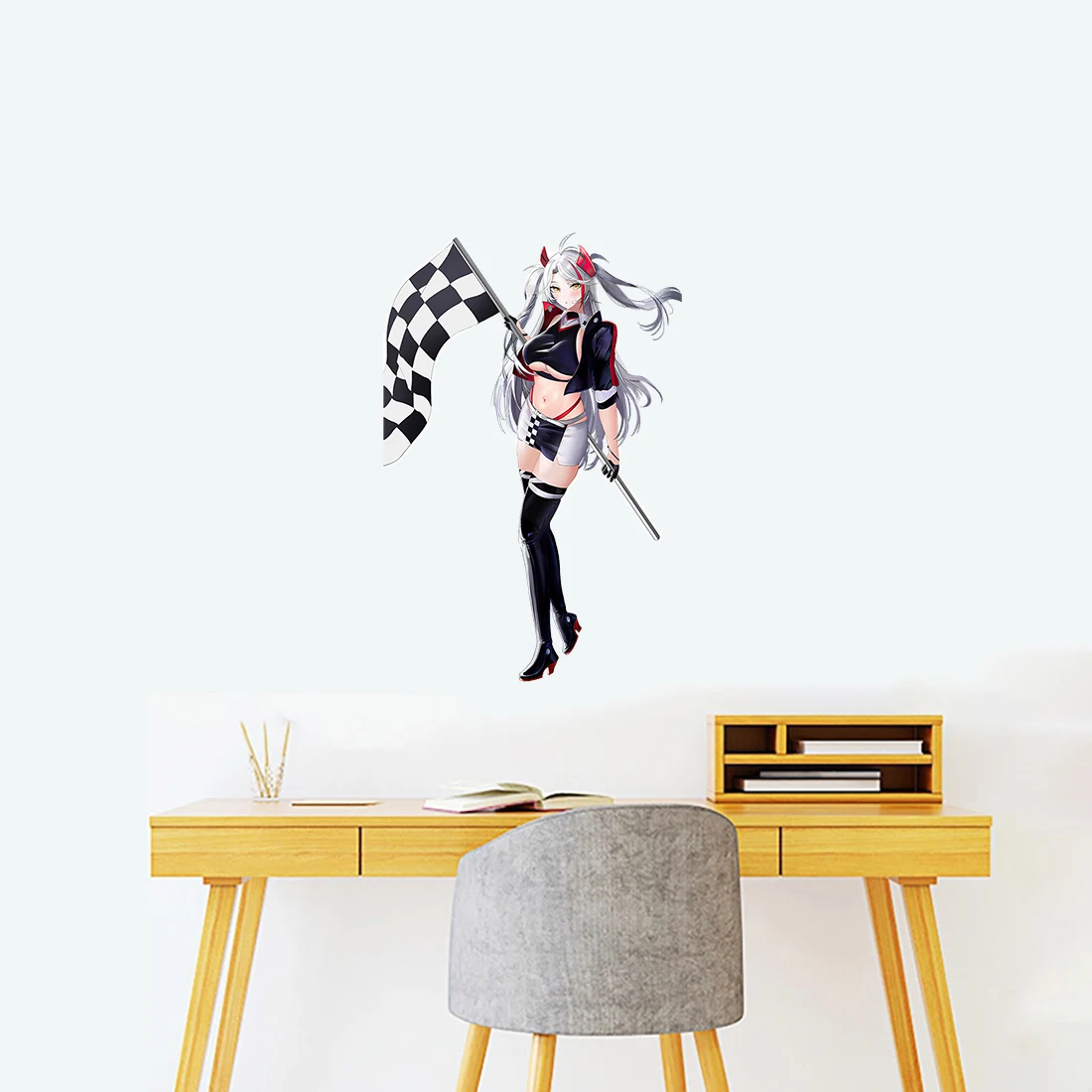 Three Ratels CE189 Azur Lane Prinz Eugen Anime stickers for home decoration Car Totor Computer Case decals