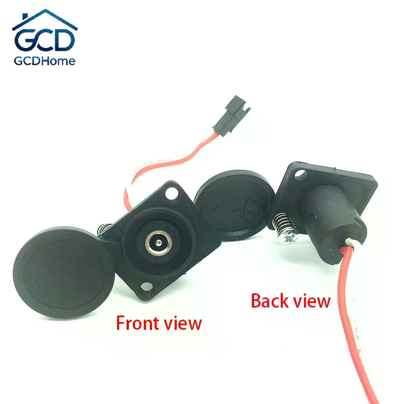 Electric Bicycle Charging Head Lithium Battery Output Line Round Male And Female Base DC2.1*2.5 Charger Plug Socket