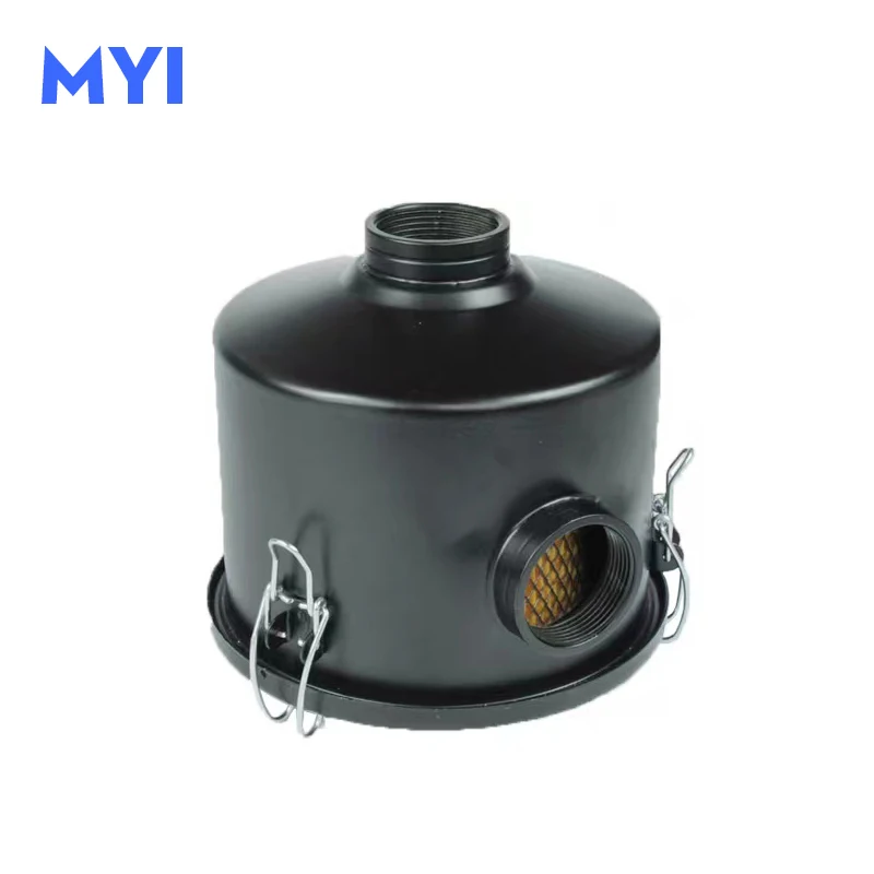 F002 F003 F004 F006 Filter Male Female 1/2 3/8 3/4 Thread Air Pressure Blower Vacuum Pump Intake Dust Filter Element