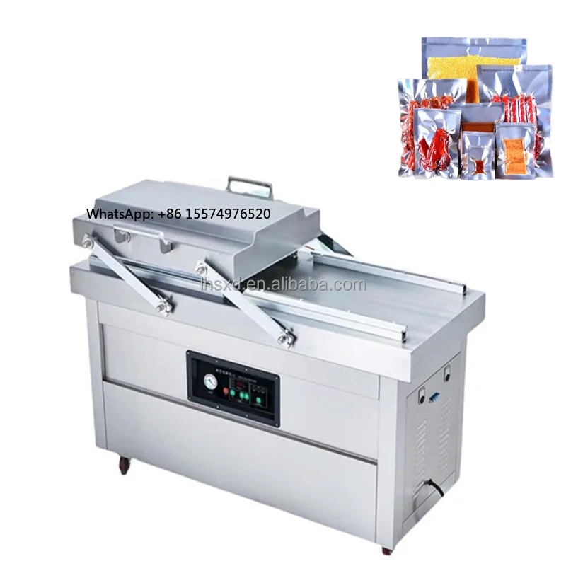 Double Chamber Vacuum Packaging Machine  Commercial Large-Scale Fully Automatic Vacuum and Sealing Machine