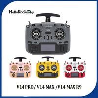 HelloRadio V14 MAX R9/MAX/PRO ELRS Left Hand Color Open Source Remote Control for FPV Model Aircraft High Frequency Metal Rocker