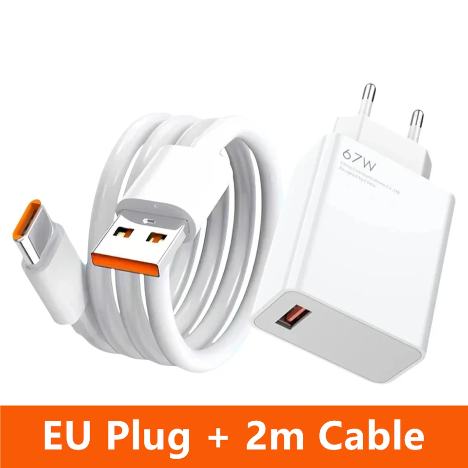 6A 67W Ultra Fast Charger For Xiaomi 11 12 Lite 13T 14T 15 17 Redmi Note 10 11T 12 13 14 POCO X3 X4 X5 Type C USB Charging Cable, image 7