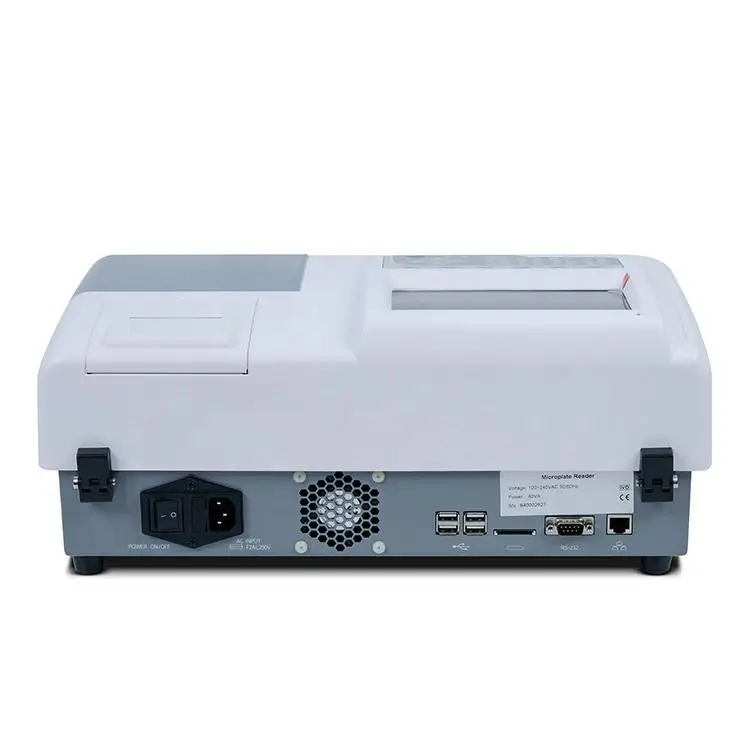 Portable 96 Well Plate Elisa Microplate Washer Machine Laboratory Clinical Analytical Instruments Elisa Microplate Reader