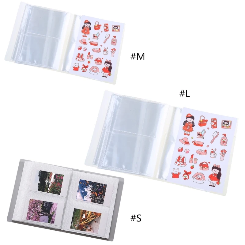 Y1UB Mini Pockets Photo Album 3 Inch 80/120/220 Sheet Photo Small Card