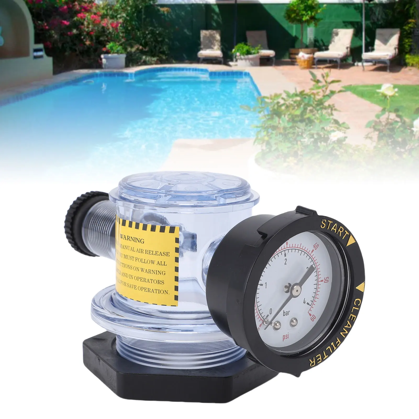 

Air Relief Valve Assembly 273564Z Manual Air Relief Valve Replacement for TR100C TR100C-3 TR140C TR140C-3 Pool and Spa Filters